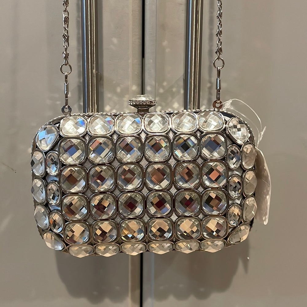 Gorgeous Jeanne Lottie Lottie Jeweled Clutch Crossbody